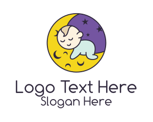 Evening Sleeping Baby Logo