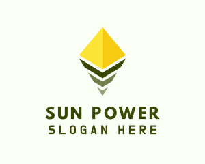 Pyramid Solar Power logo design