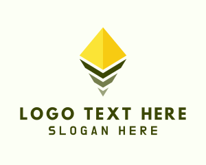 Electric Energy - Pyramid Solar Power logo design