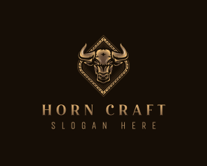 Horn - Bull Ranch Horn logo design