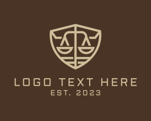 Prosecutor - Law Legal Scale logo design