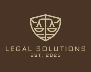 Law Legal Scale logo design