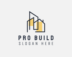 House Broker Building logo design