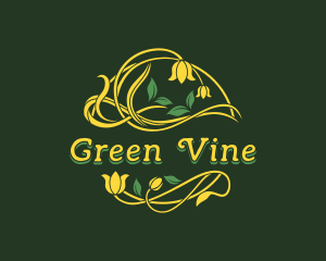 Vine - Floral Garden Vine logo design