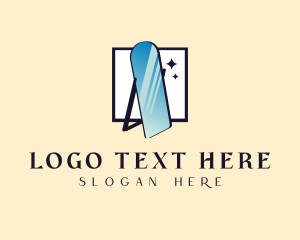 Leaf - Fashion Mirror Furniture logo design