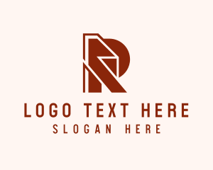 Mason - Construction Business Letter R logo design