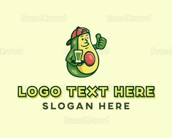 Healthy Avocado Drink Logo