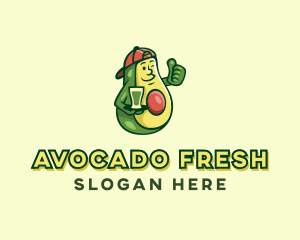 Avocado - Healthy Avocado Drink logo design