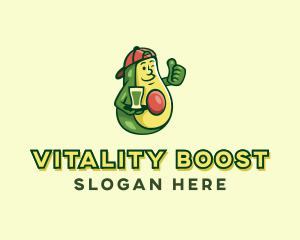 Healthy - Healthy Avocado Drink logo design