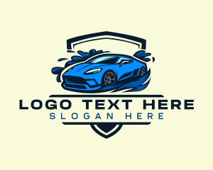 Garage - Shield Auto Wash logo design