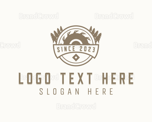 Woodwork Carpentry Lumberjack Logo