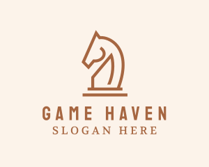 Chess Sport Horse  Logo
