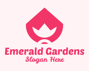 Pink Tulip Garden  logo design