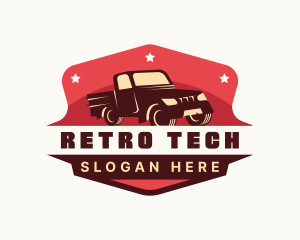 Pickup Truck Mechanic logo design