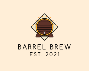 Beer Barrel Keg logo design