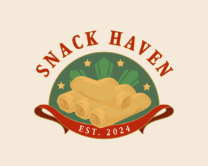 Filipino Food Snack logo design