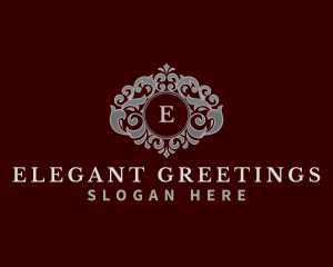 Decorative Floral Hotel logo design