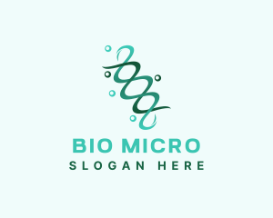 Microbiology - DNA Bioscience Laboratory logo design