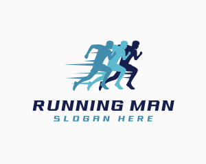Running Man Race logo design