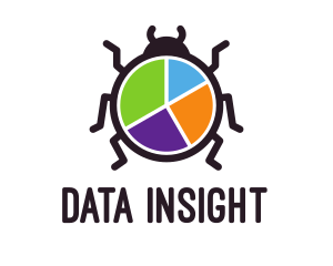 Analysis - Bug Pie Chart logo design