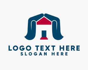 Shelter - Real Estate Builder logo design