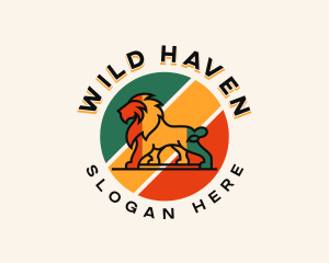 Jamaican Wild Lion logo design