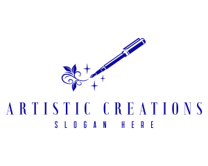 Creative - Creative Calligraphy Pen logo design