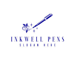 Pen - Creative Calligraphy Pen logo design