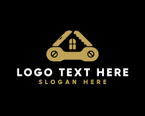 Technician - Home Repair Tool logo design