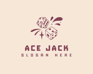 Blackjack - Casino Dice Game logo design
