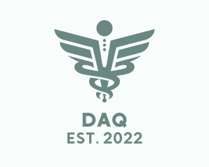 Wings - Aesculapius Medical Pharmacy logo design