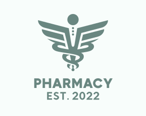 Aesculapius Medical Pharmacy  logo design