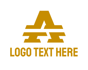 Gold - Gold Split A logo design