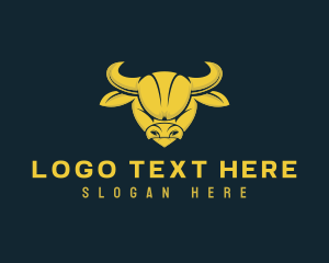 Horns - Wild Buffalo Steakhouse logo design
