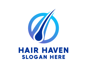 Hair Dermatologist Clinic  logo design