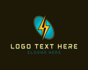 Voltage - Lightning Bolt Voltage logo design