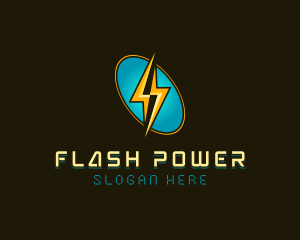 Lightning Bolt Voltage logo design