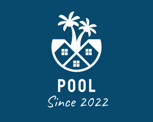 Palm Tree - Beach House Realtor logo design