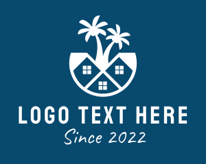 House - Beach House Realtor logo design