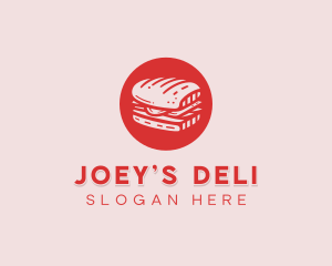 Bread Sandwich Deli logo design