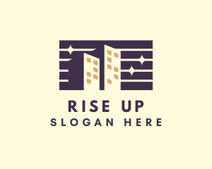 High Rise City Building logo design