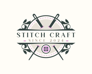 Embroidering - Needle Tailoring Boutique logo design