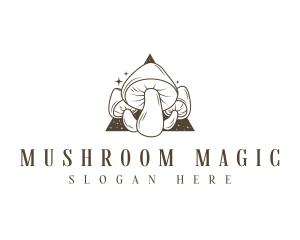 Mushroom - Magic Mushroom Organic logo design