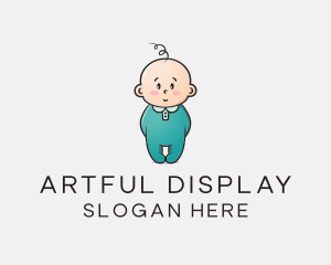 Cute Baby Infant logo design