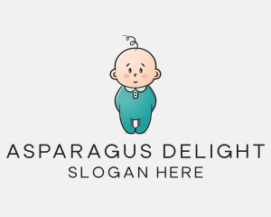 Cute Baby Infant logo design