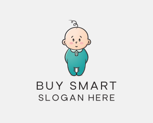 Cute Baby Infant logo design