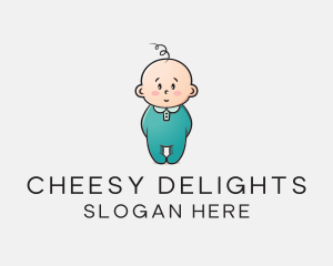 Cute Baby Infant logo design