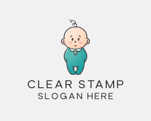 Cute Baby Infant logo design