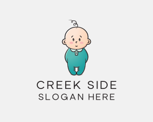 Cute Baby Infant logo design