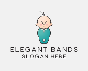 Cute Baby Infant logo design